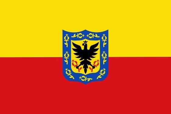 Flagga av Bogotá Historia och Betydelse