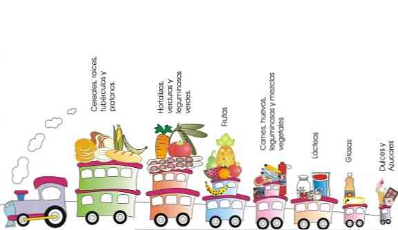 The Food Train 7 Wagons of a Healthy Eating