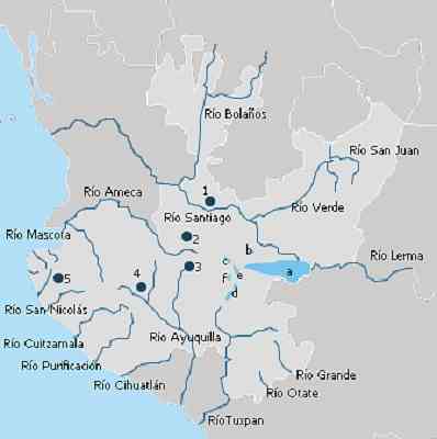 De 3 vigtigste Jalisco Rivers