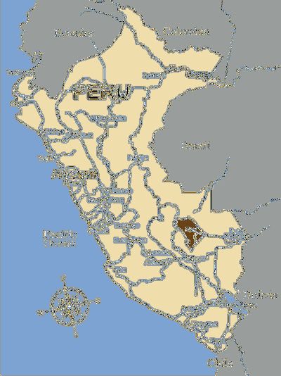 ペルー沿岸の53の谷