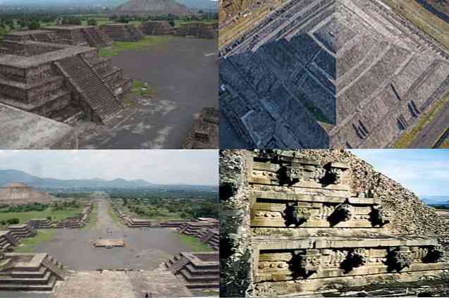 7 hlavních obřadních center Teotihuacan