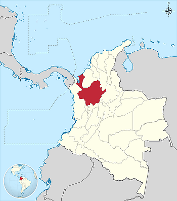 Ανακούφιση των πιο συναφών χαρακτηριστικών της Antioquia