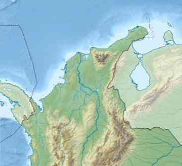 Релеф на Карибския регион на Колумбия Основни характеристики