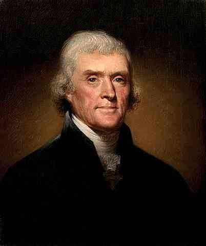 De 100 bedste sætninger af Thomas Jefferson