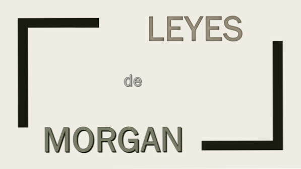 Morganovi zakoni