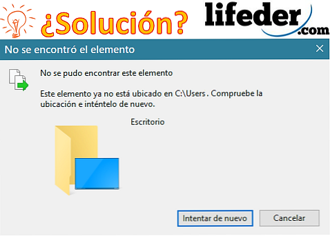 Dette element er ikke placeret (Fejl i Windows) Hvad det betyder og løsning