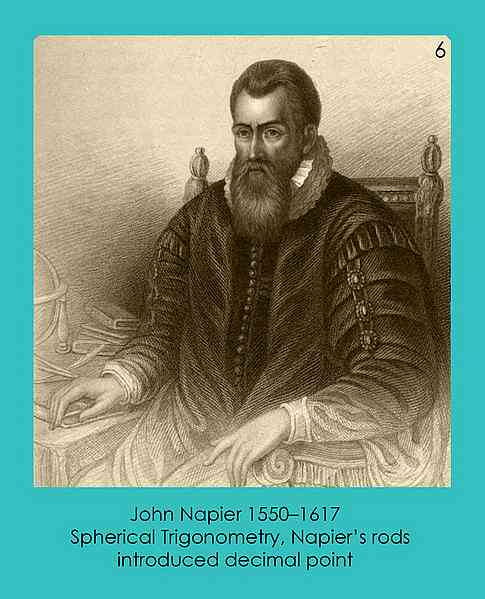 John Napier életrajz, közreműködés és munkák