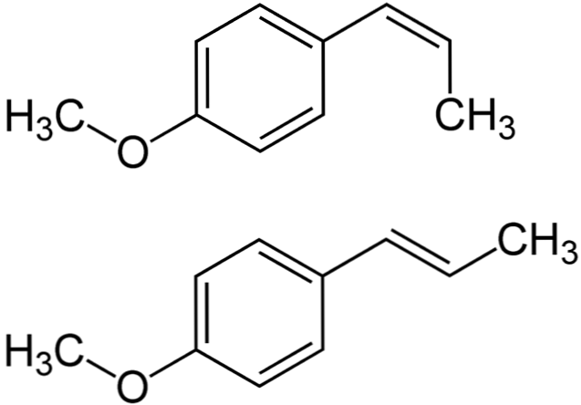 Anetholstruktur, egenskaber, anvendelser, toksicitet