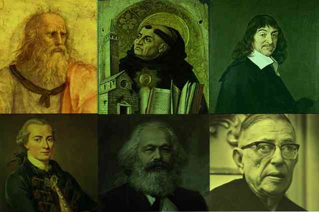 De 18 viktigste filosofiske strømmen og deres representanter