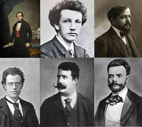 De 23 vigtigste komponister af romantik